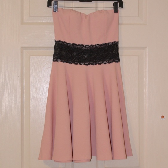 WILD DAISY Girls Strapless Sweetheart Flare Dress - Picture 1 of 8